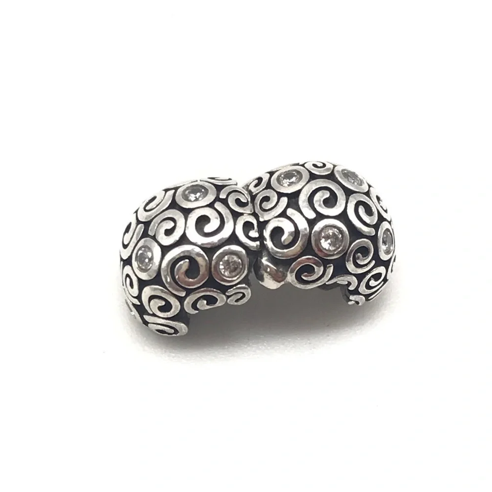 Pandora CZ Wind Swirls Charm